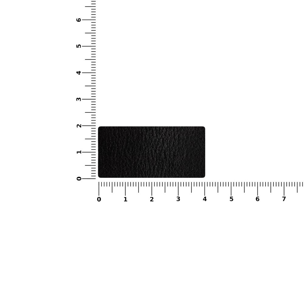 Лейбл кожаный Pasek, XS, черный