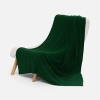 Плед Tressa, красный (бордовый)