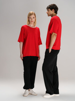 Футболка оверсайз унисекс Vozduh, черная