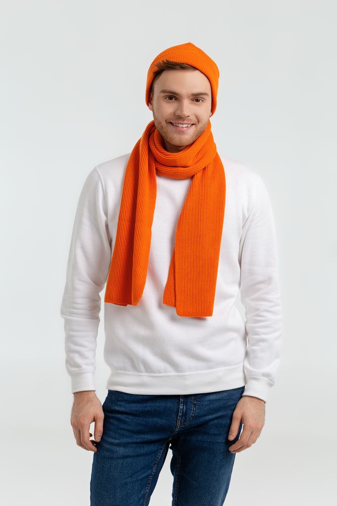 Шарф Life Explorer, оранжевый (апельсиновый)