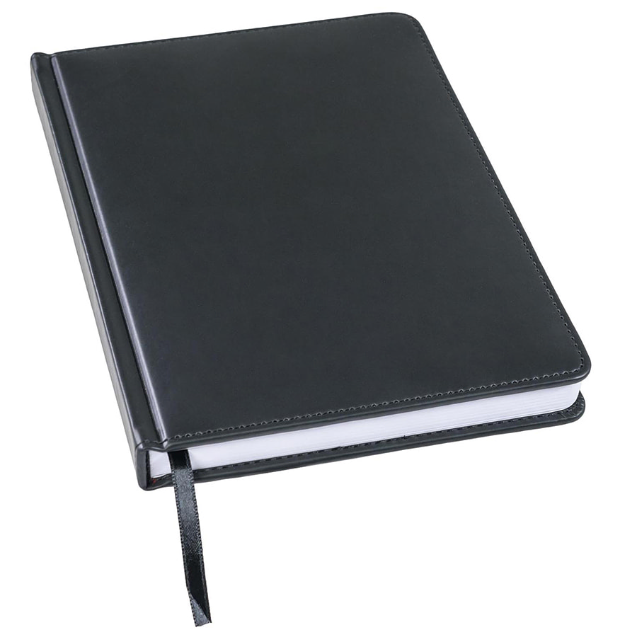 Ежедневник недатированный Bliss, А5,  бордовый, белый блок, без обреза