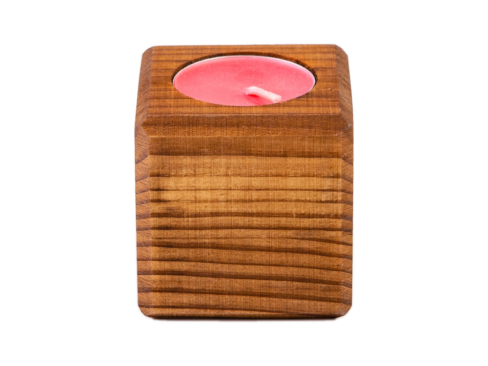 Свеча в декоративном подсвечнике Манго