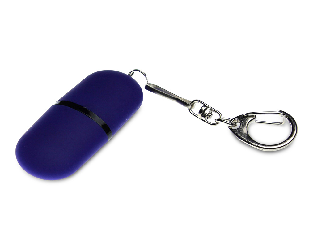 USB 2.0- флешка Goutte Soft-touch на 32 Гб каплевидной формы