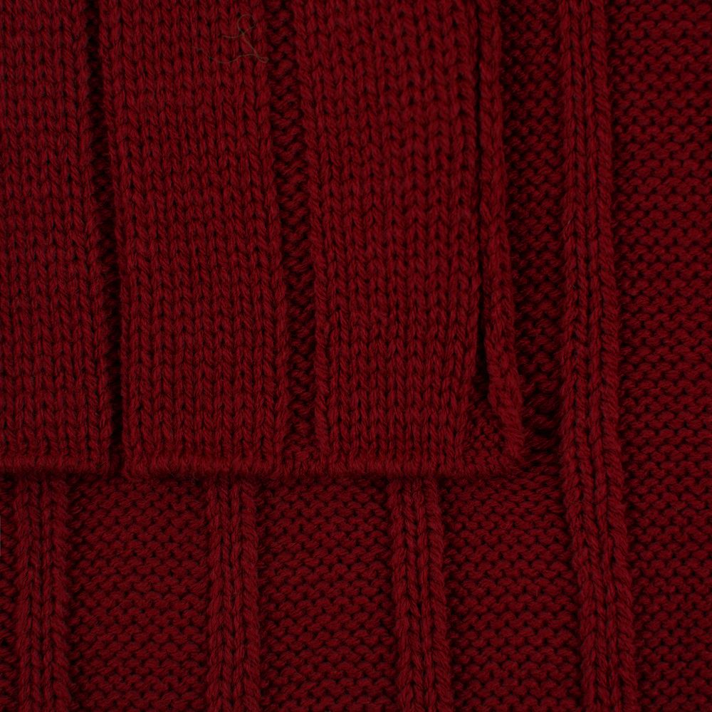 Плед Tressa, красный (бордовый)