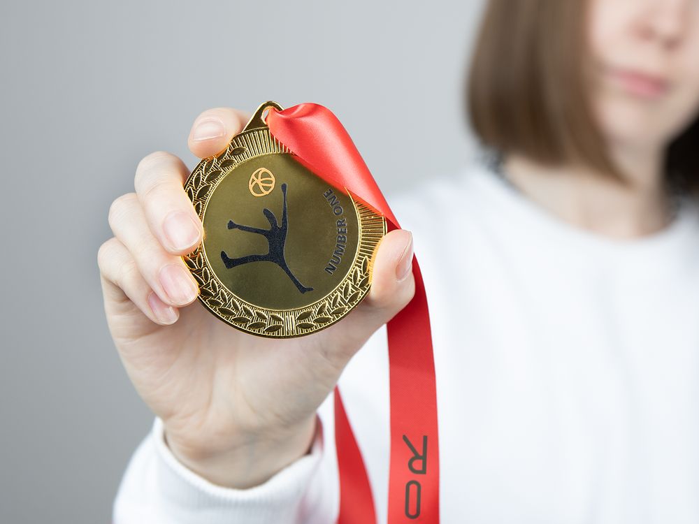 Медаль Regalia, большая, золотистая