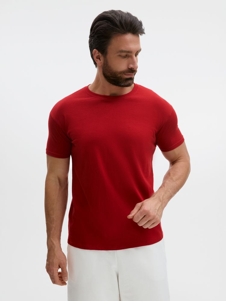 Футболка унисекс Regent 150, вишнево-красная