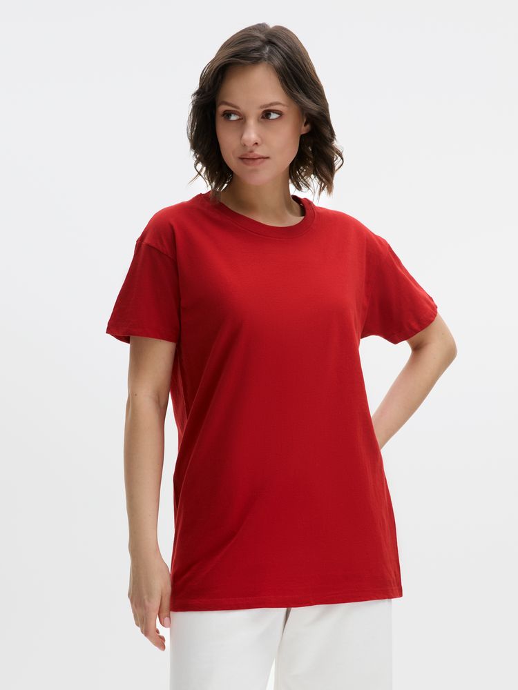 Футболка унисекс Regent 150, вишнево-красная