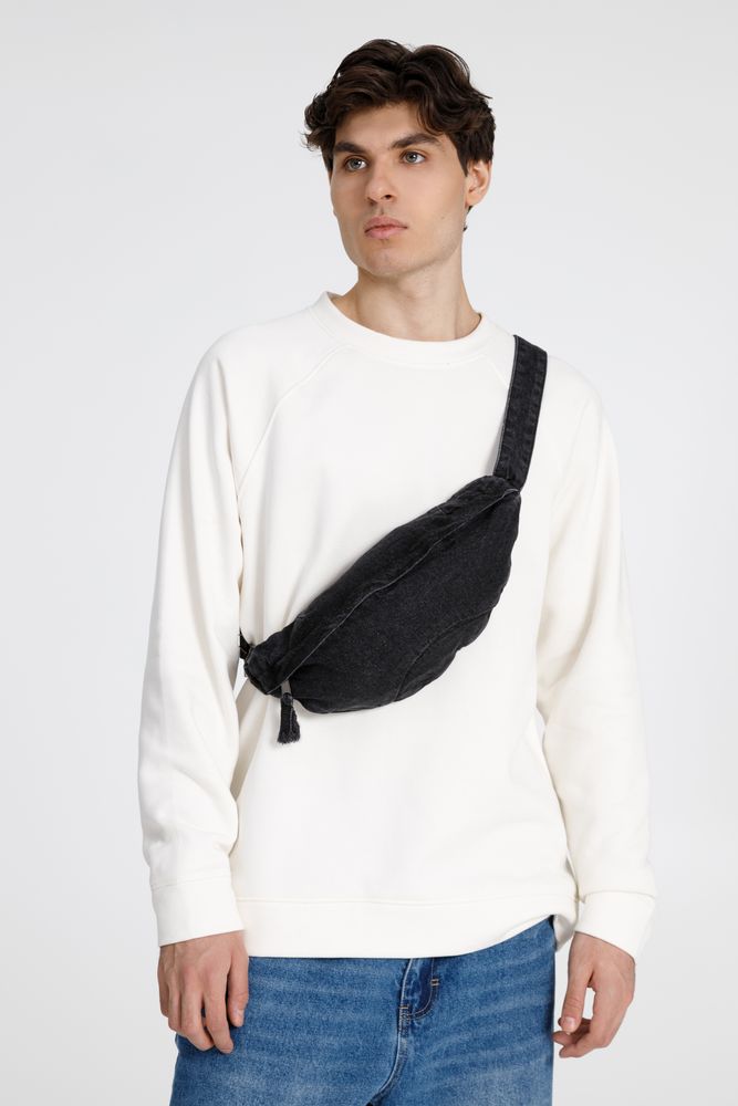 Поясная сумка W6, черная