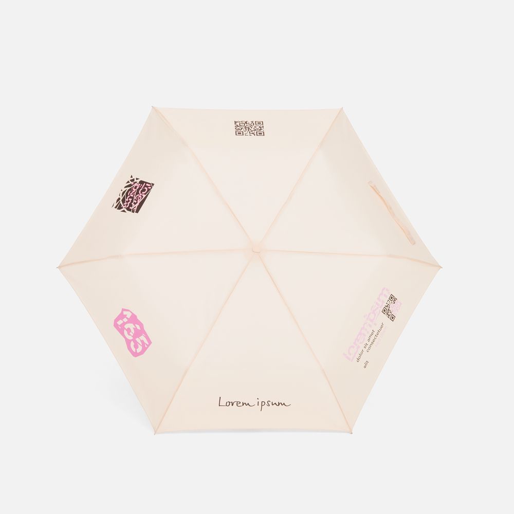 Зонт складной Nicety, бежевый