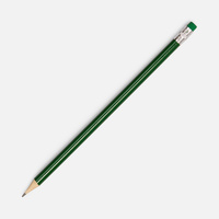 Карандаш простой Hand Friend с ластиком, неокрашенный