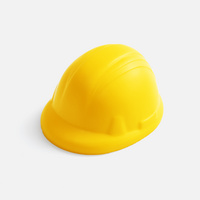 Антистресс «Каска», красный