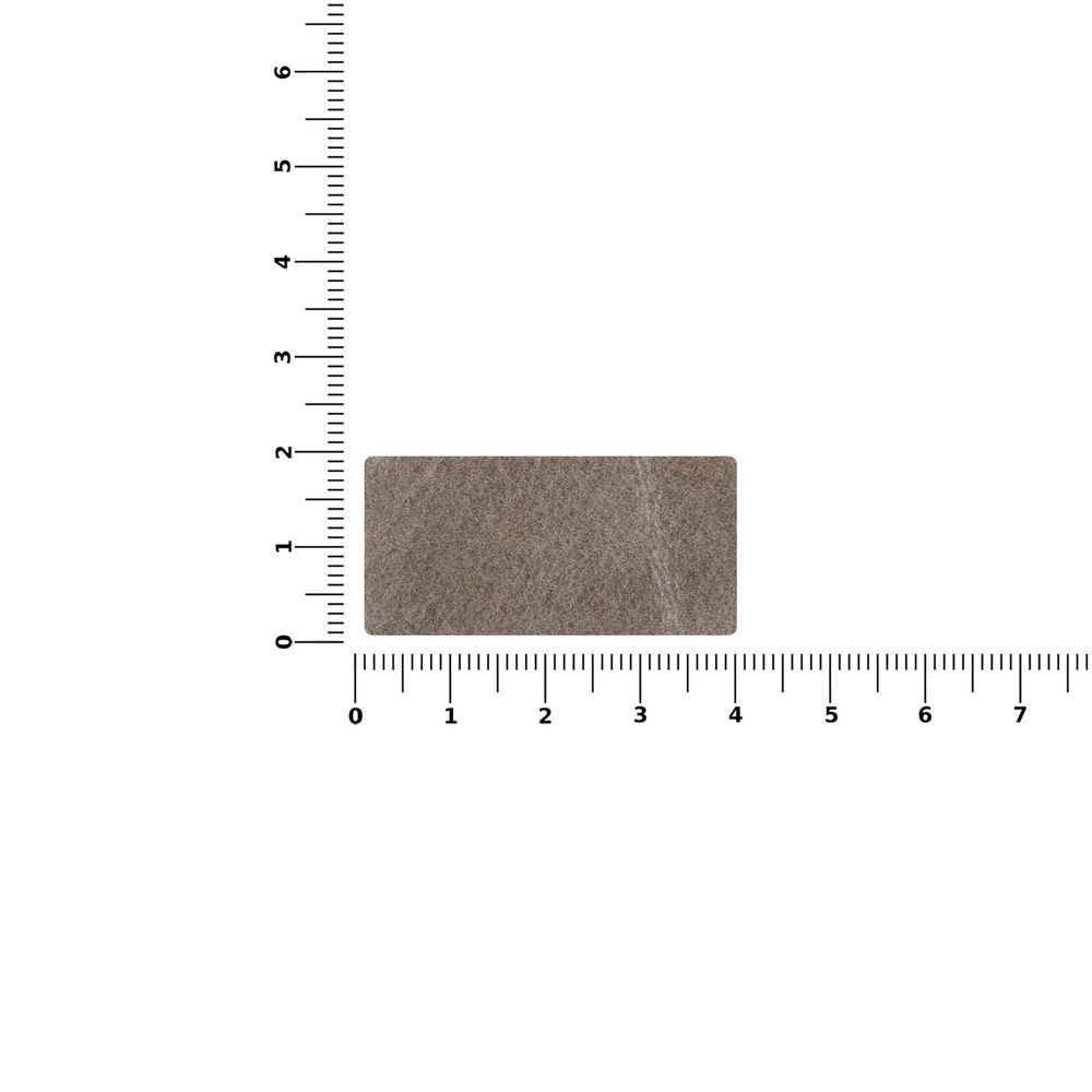 Лейбл кожаный Pasek, XS, серый