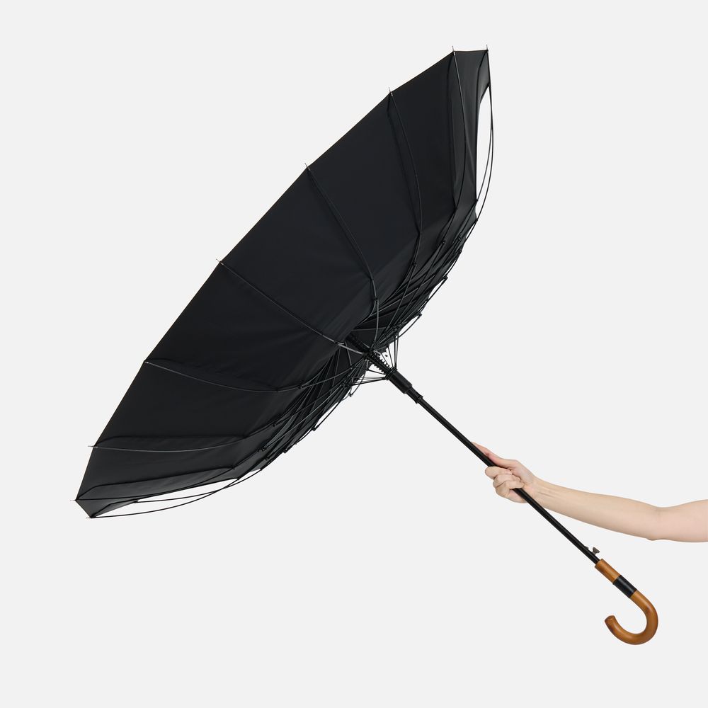 Зонт-трость Cloudfall, черный