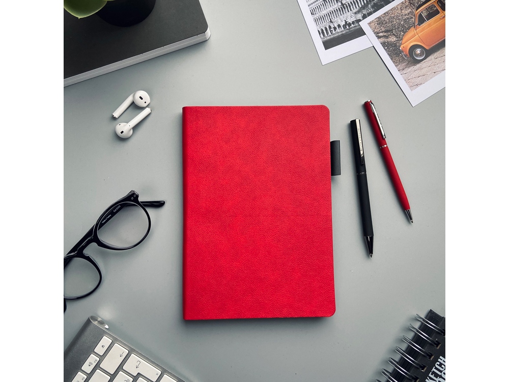 Ручка металлическая шариковая Palermo, софт-тач