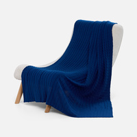 Плед Tressa, красный (бордовый)