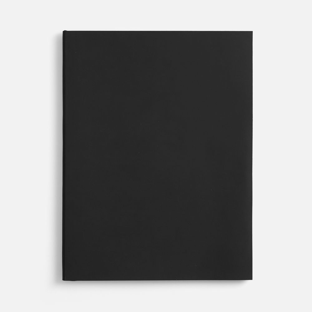 Ежедневник Flat Maxi, недатированный, черный