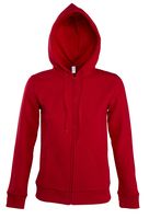 Толстовка женская на молнии с капюшоном Seven Women, серый меланж