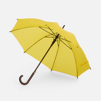 Зонт-трость Standard, белый с серебристым внутри