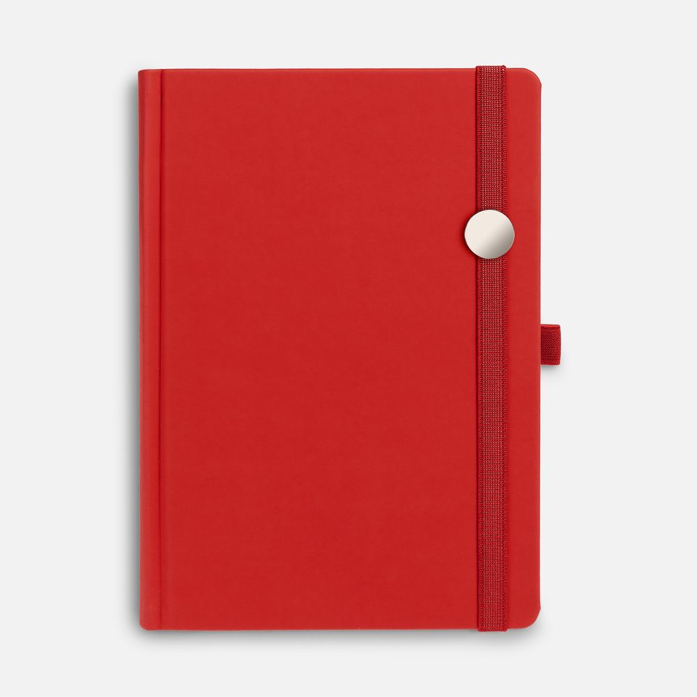 Ежедневник Favor Metal, недатированный, красный