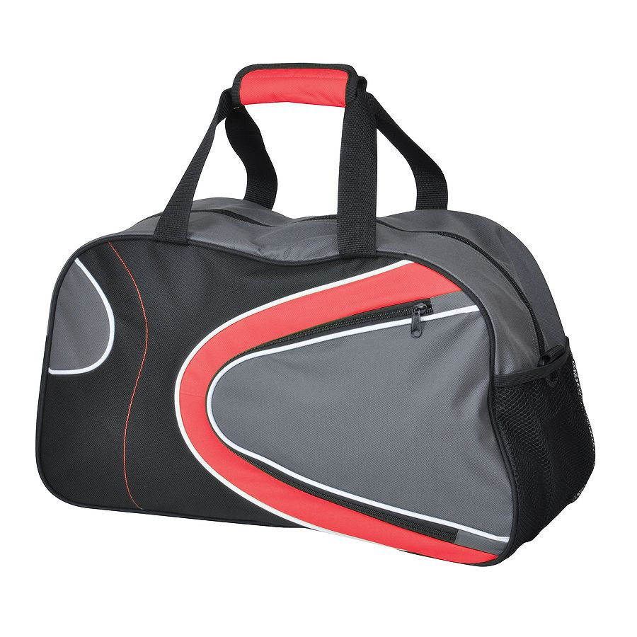 Сумка для спорта и отдыха "Fitness & Wellness", синий, 50х28х20 см, полиэстер; шелкография