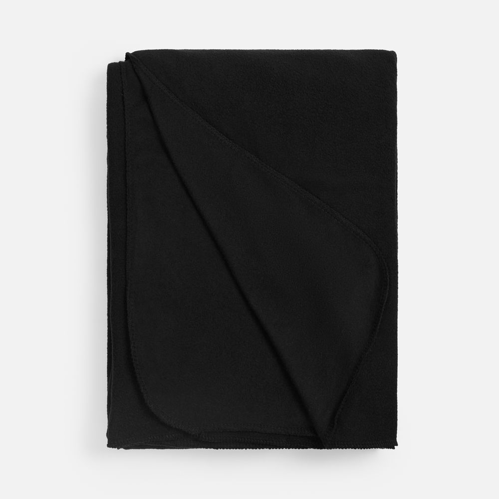 Флисовый плед Warm&Peace, черный