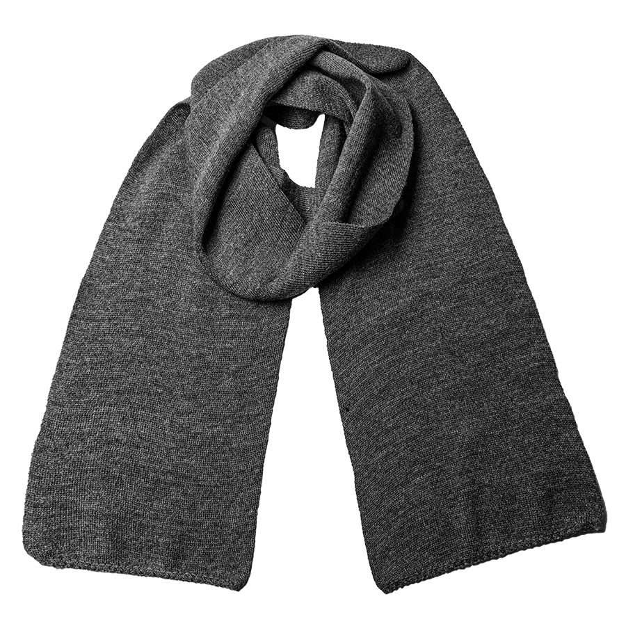 Шарф вязаный NORD, зеленый, 100% акрил