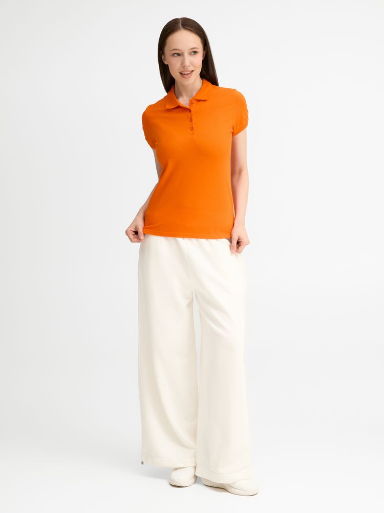 Рубашка поло женская People 210, оранжевая