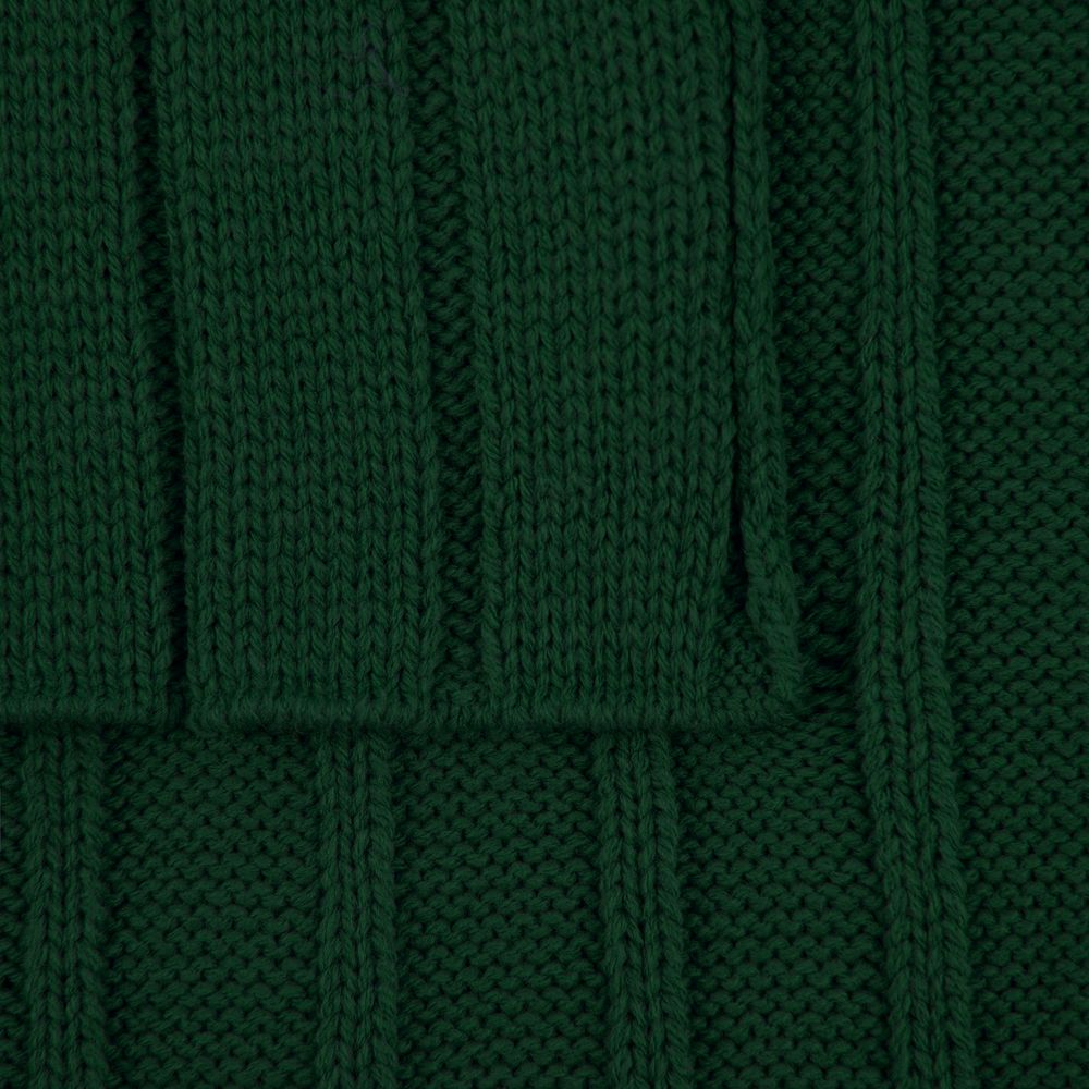 Плед Tressa, темно-зеленый