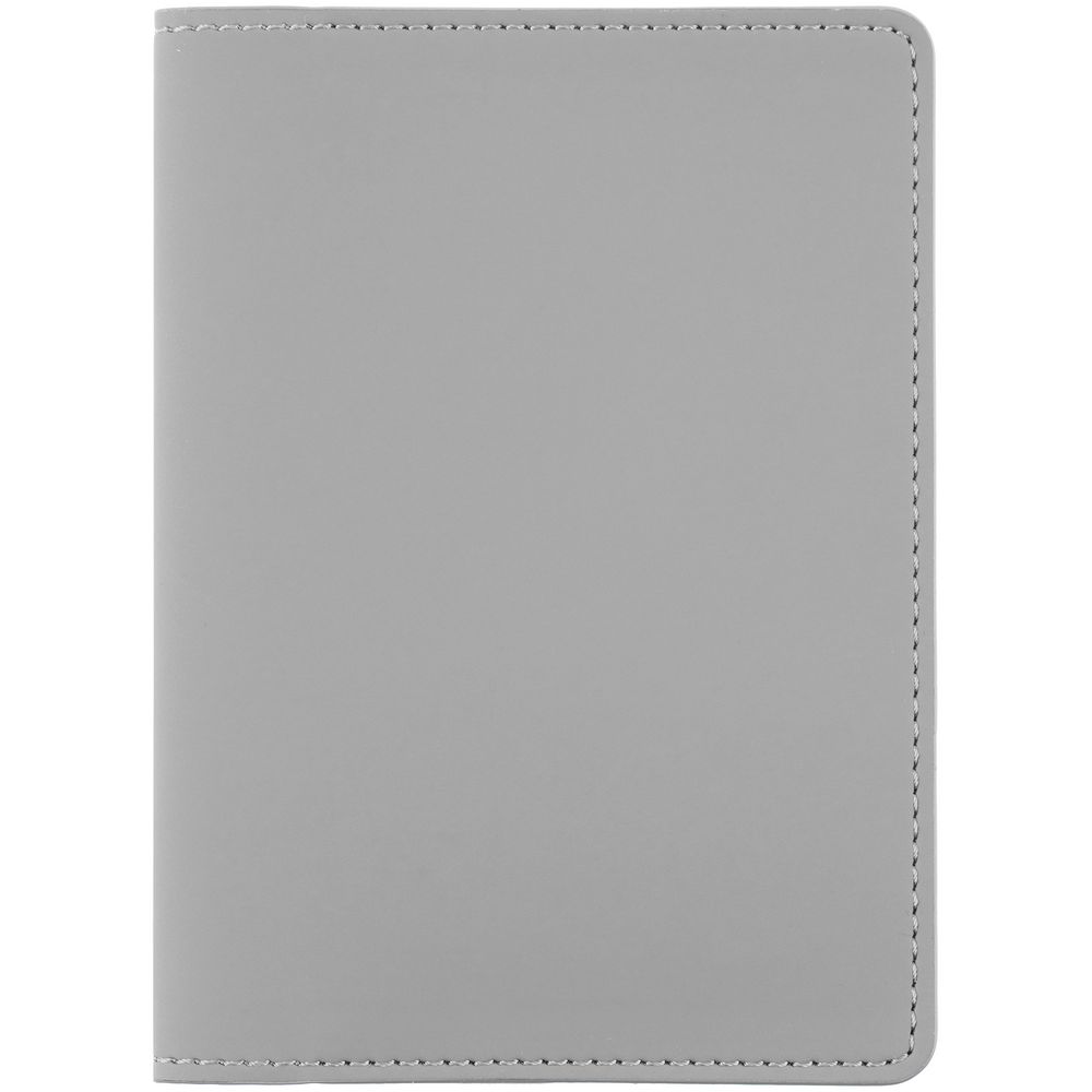 Обложка для паспорта Shall Simple, серый
