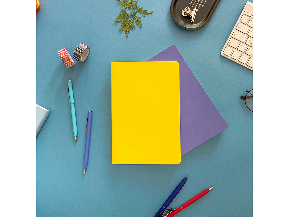 Ручка металлическая шариковая Palermo, софт-тач