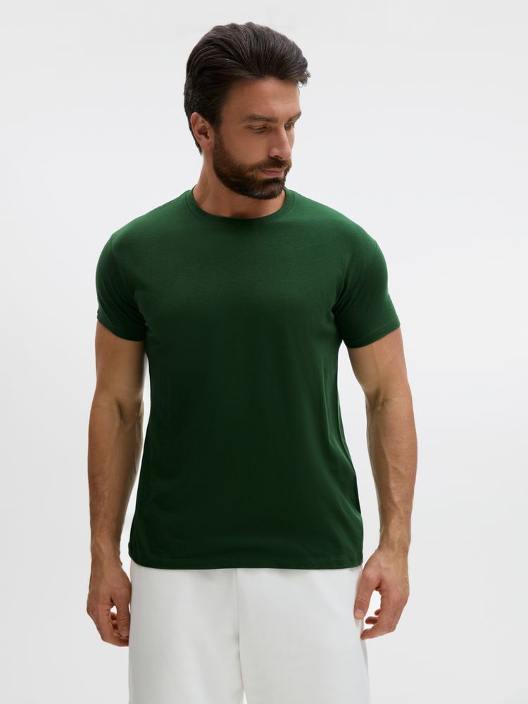 Футболка унисекс Regent 150, темно-зеленая