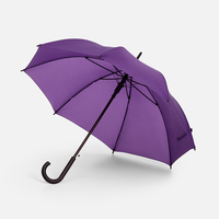 Зонт-трость Standard, белый с серебристым внутри