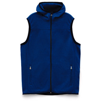 Жилет с капюшоном унисекс Gotland, черный