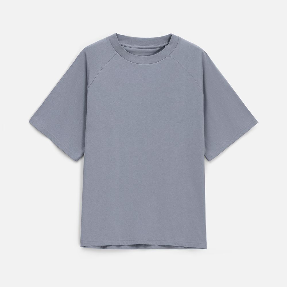 Футболка унисекс оверсайз T2, серая