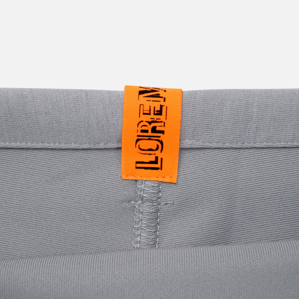 Лейбл тканевый Epsilon, S, оранжевый неон