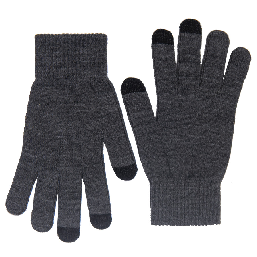 Перчатки сенсорные REACH, чёрный,100%акрил