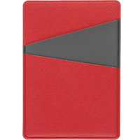 Картхолдер Dual, серо-оранжевый