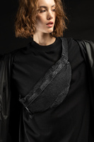 Поясная сумка W6, серая