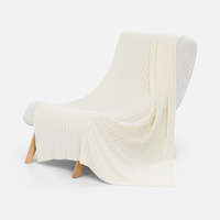 Плед Tressa, красный (бордовый)