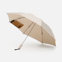 Зонт обратного сложения Easyroll, серый