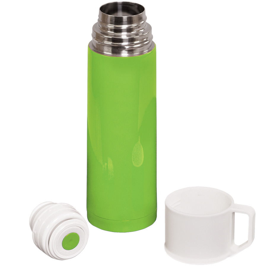 Термос "GIORGIO"; 500 мл;  зеленый  металл; лазерная гравировка