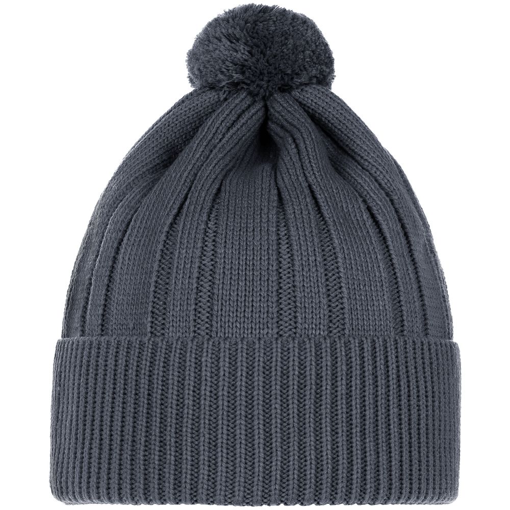 Шапка Knit Beat, серая (графит)