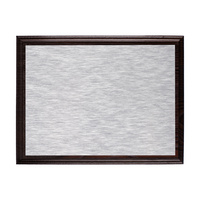 Плакетка Plaque, малая, вишня с серебристой пластиной