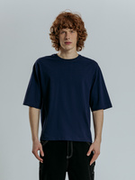 Футболка оверсайз унисекс Base Space, черная