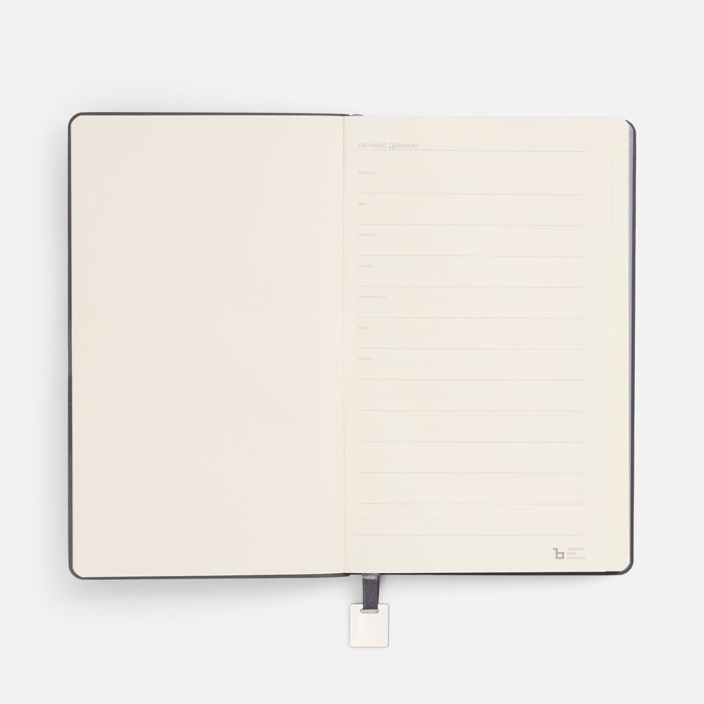 Ежедневник Shall Light, недатированный, серый