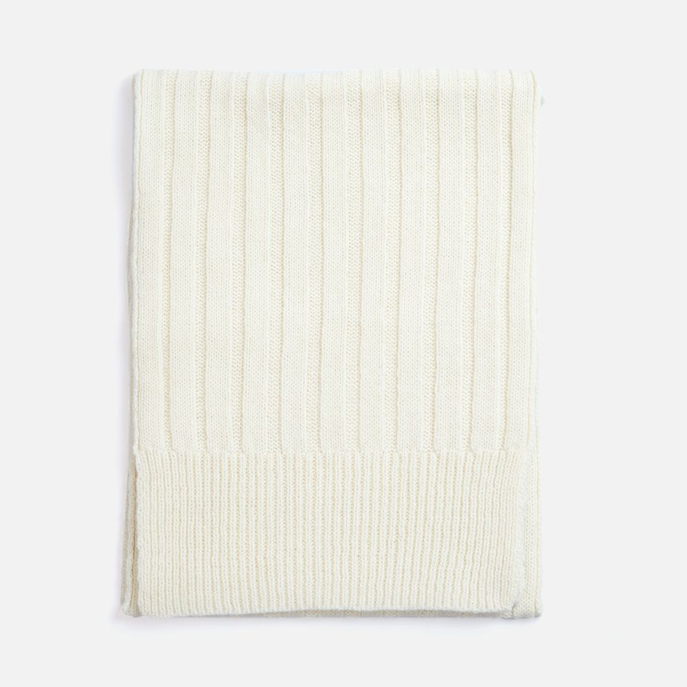 Шарф Bellish, белый (ванильный)