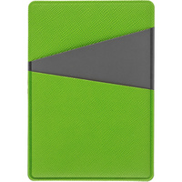 Картхолдер Dual, серо-оранжевый