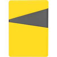 Картхолдер Dual, серо-оранжевый