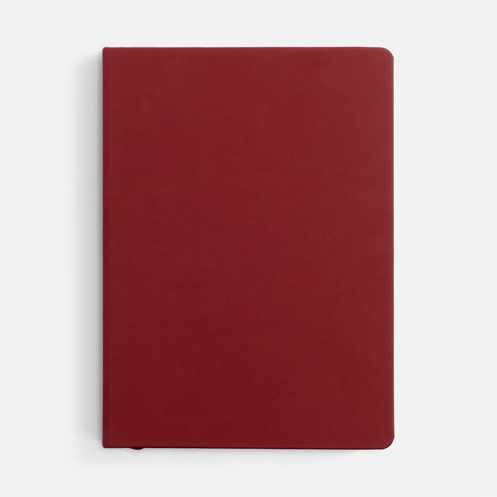 Ежедневник Shall, недатированный, красный