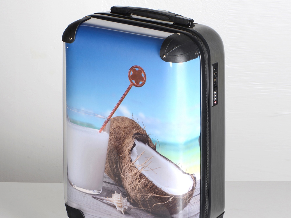 Чемодан прозрачный Visit  со сменной вставкой